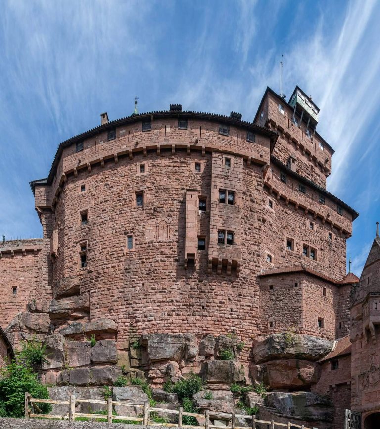 Castle of Haut-Koenigsbourg: A Reconstructed Medieval Fortress in France