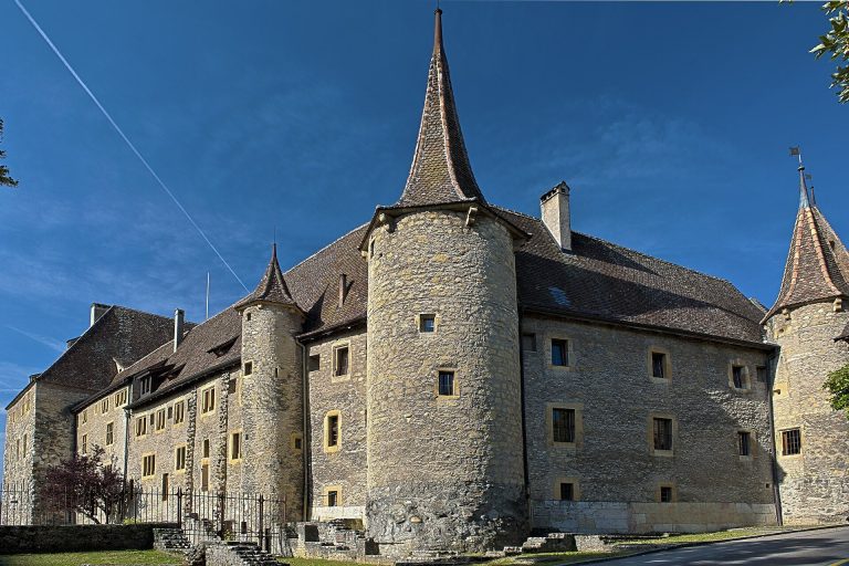 Colombier Castle: A Roman Estate, Medieval Fortress, and Swiss Military Site