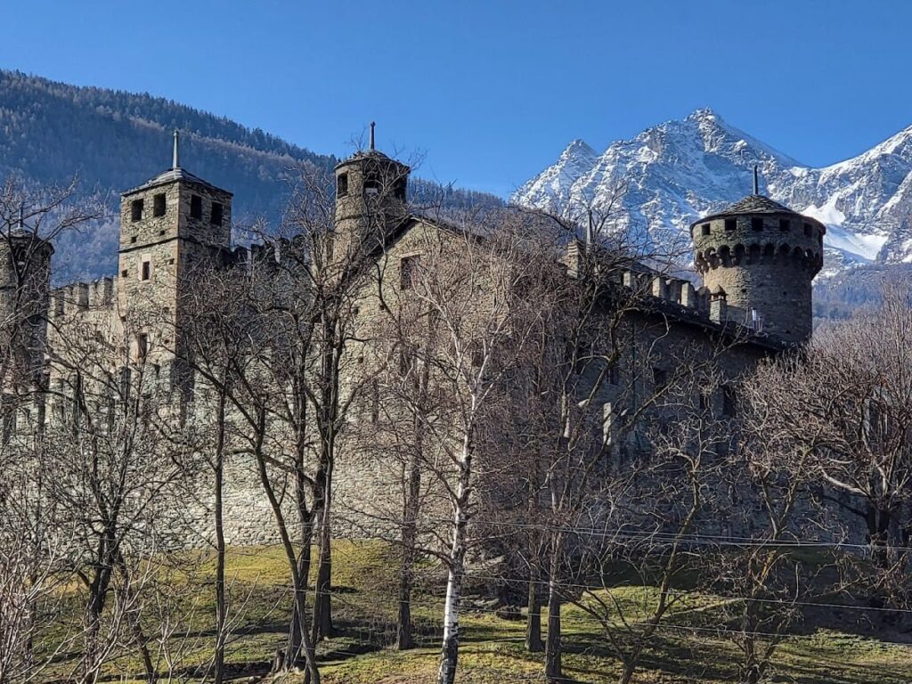 F nis Castle A Medieval Fortress In Italy s Aosta Valley Ancient 