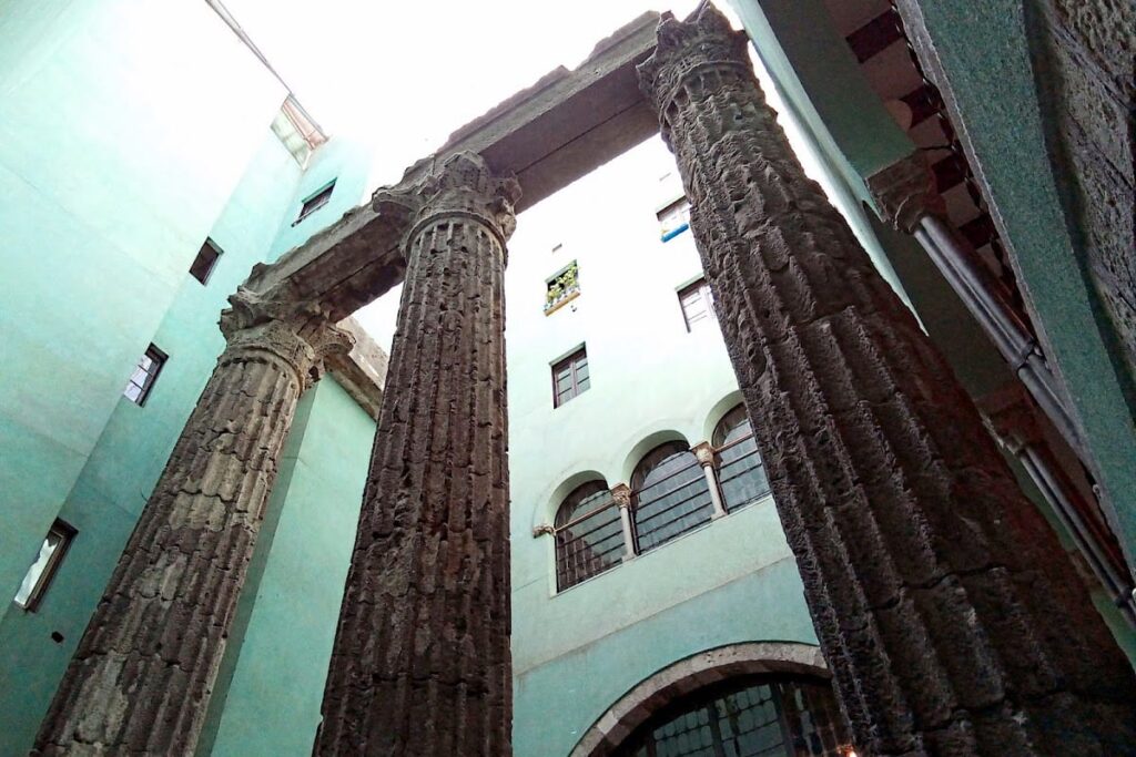Temple of Augustus, Barcelona: Roman Temple of the Forum at Barcino 1 Temple of Augustus, Barcelona