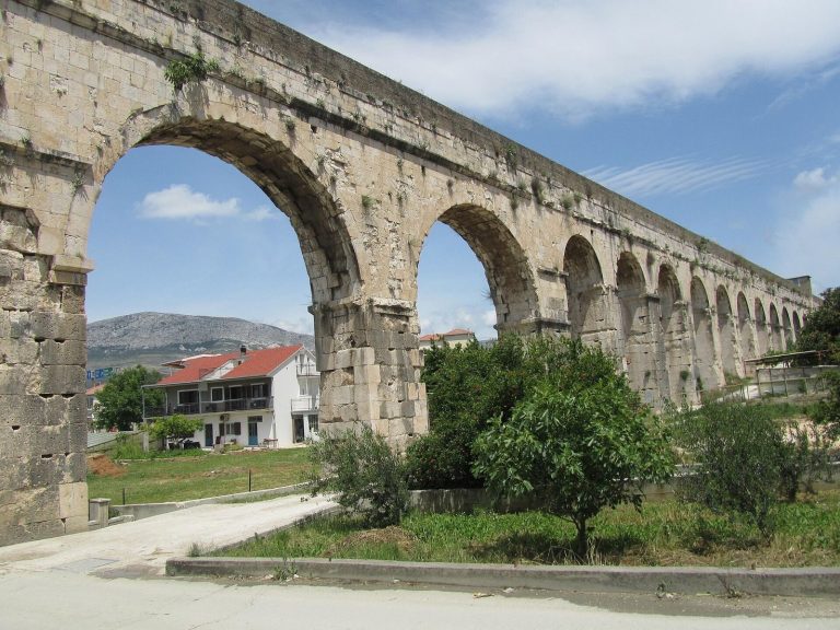 Diocletian Aqueduct in Split: Roman Water Supply to the Imperial Palace