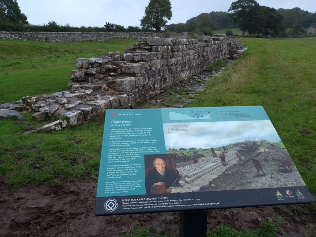 Planetrees Roman Wall: A Surviving Section of Hadrian’s Frontier 4 Planetrees Roman Wall