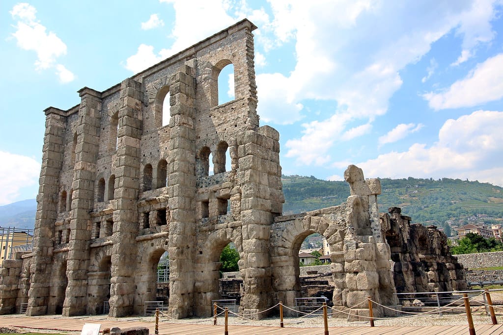 Aosta Roman Theatre: An Ancient Entertainment Venue in Italy 6 Roman theatre of Aosta