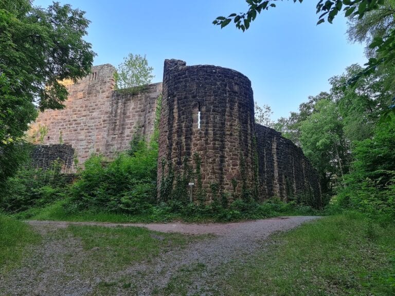 Waldeck Castle: Medieval Ruins Above the Nagold Valley in Germany
