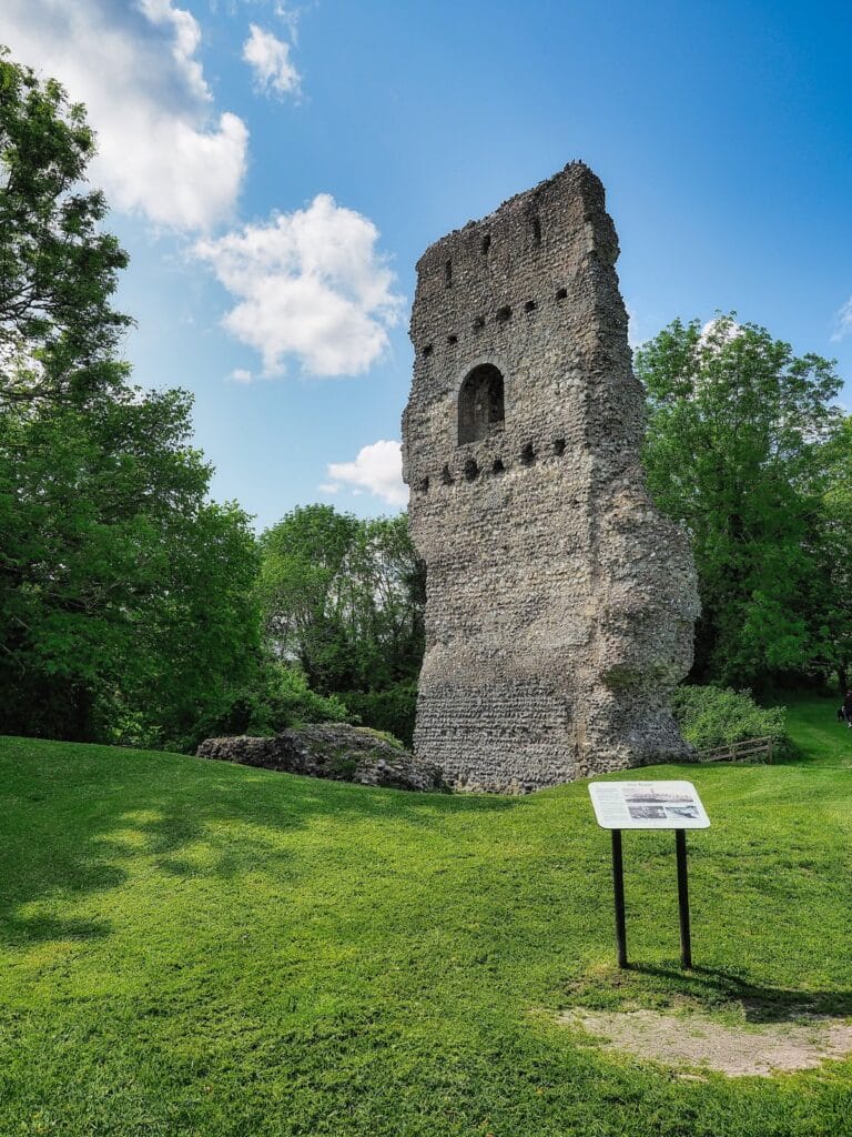 Bramber Castle: A Norman Motte-and-Bailey Fortress in England