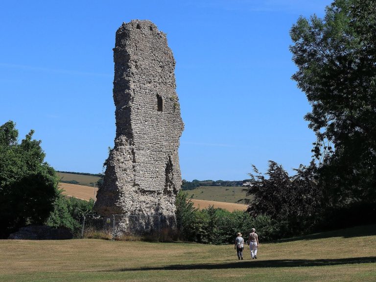Bramber Castle: A Norman Motte-and-Bailey Fortress in England