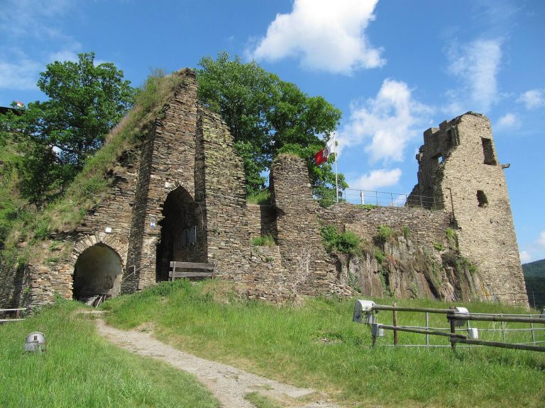 Are Castle: A Medieval Hill Castle above Altenahr, Germany