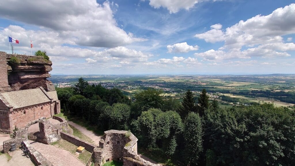 Hohbarr Castle (Château de Hohbarr): A Medieval Episcopal Rock Castle in France 1 Château de Hohbarr