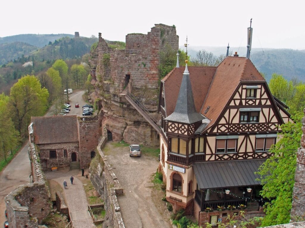 Hohbarr Castle (Château de Hohbarr): A Medieval Episcopal Rock Castle in France 2 Château de Hohbarr