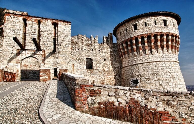 Castle of Brescia: A Historic Fortress on Cidneo Hill in Italy