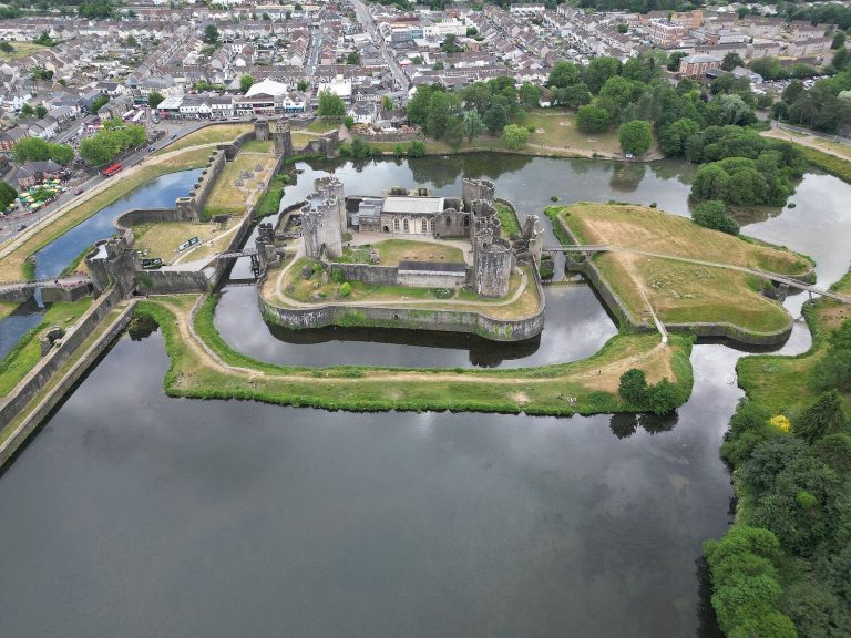Caerphilly Castle: An Anglo-Norman Fortress in South Wales