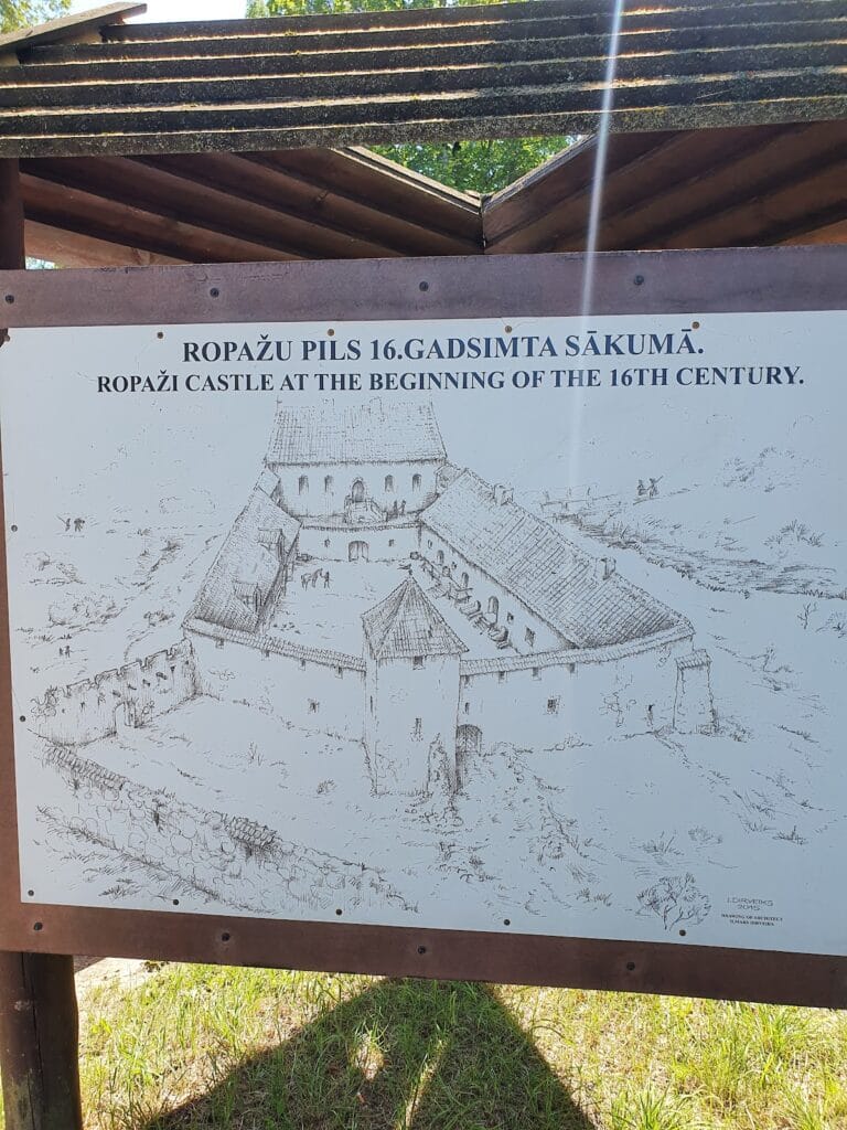 Ropaži Castle Ruins: A Livonian Order Administrative and Economic Castle in Latvia 4 Ropaži Castle ruins
