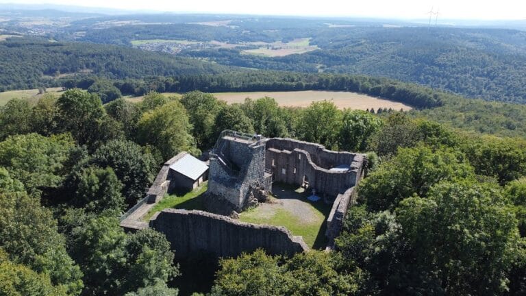 Burg Hauneck: A Medieval Castle Ruin in Haunetal, Germany