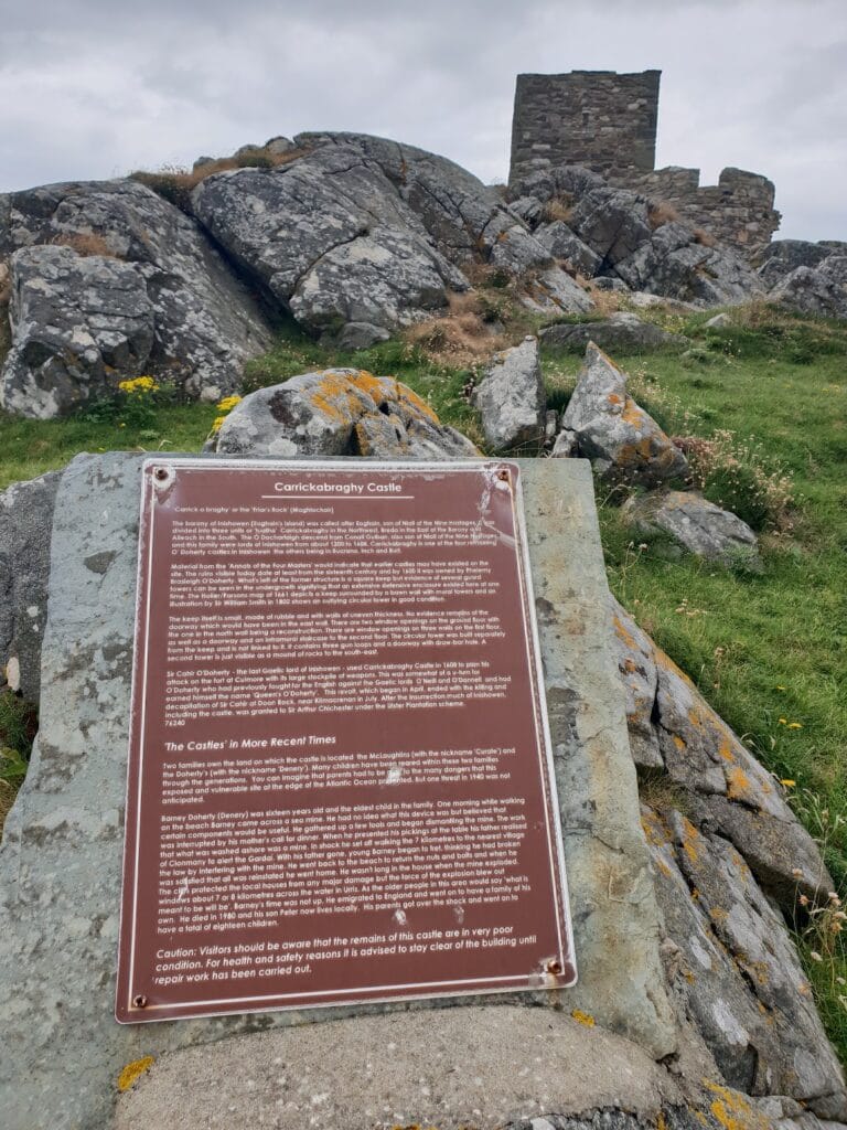 Carrickabraghy Castle: A Gaelic Fortification in County Donegal 5 Carrickabraghy Castle