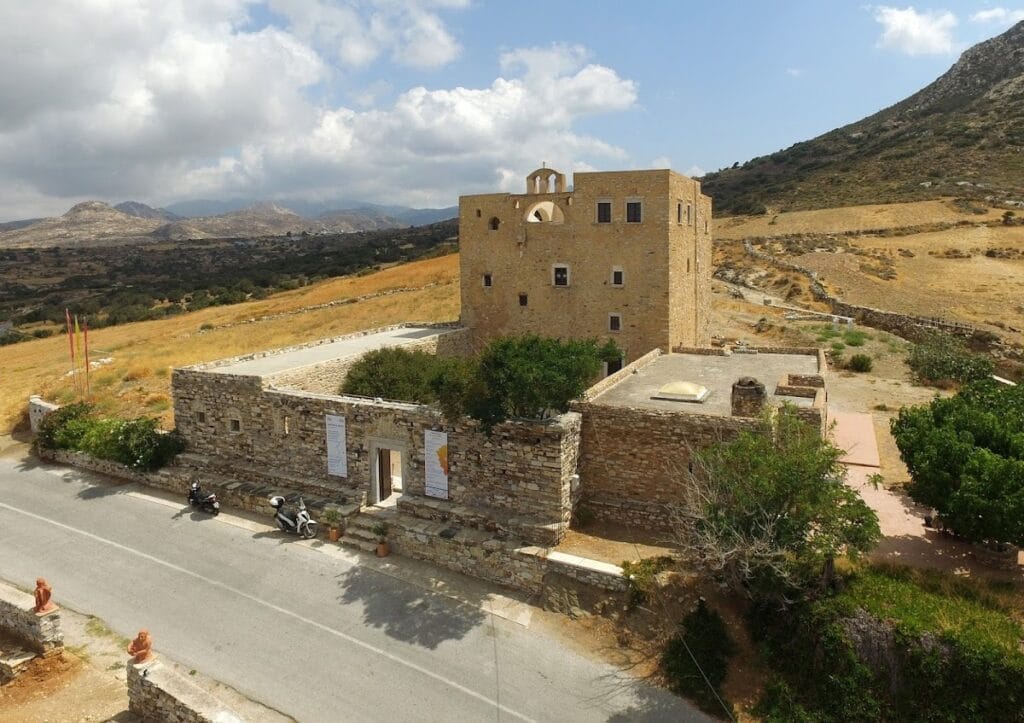 Bazeos Tower: A Former Orthodox Monastery and Cultural Center on Naxos 1 Bazeos Tower
