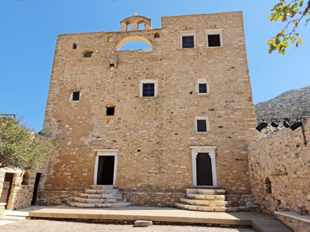 Bazeos Tower: A Former Orthodox Monastery and Cultural Center on Naxos 2 Bazeos Tower