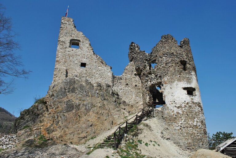 Revište: A Gothic Castle Ruin in Slovakia