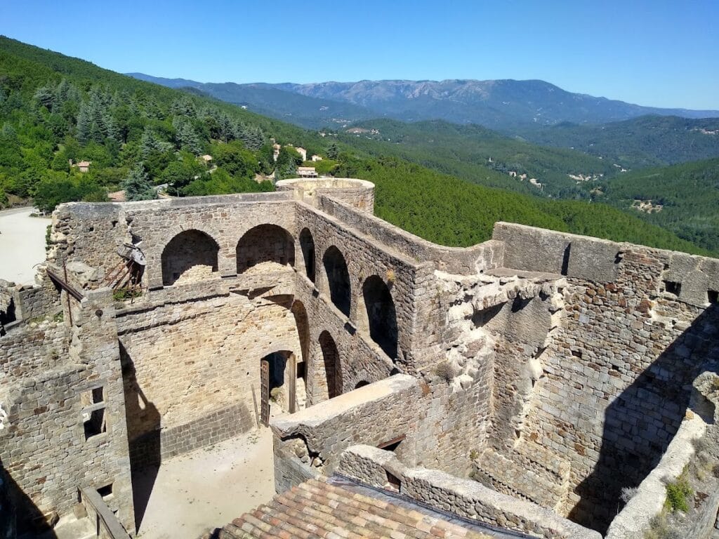 Château de Portes: A Fortified Castle Overlooking the Regordane Route 5 Château de Portes