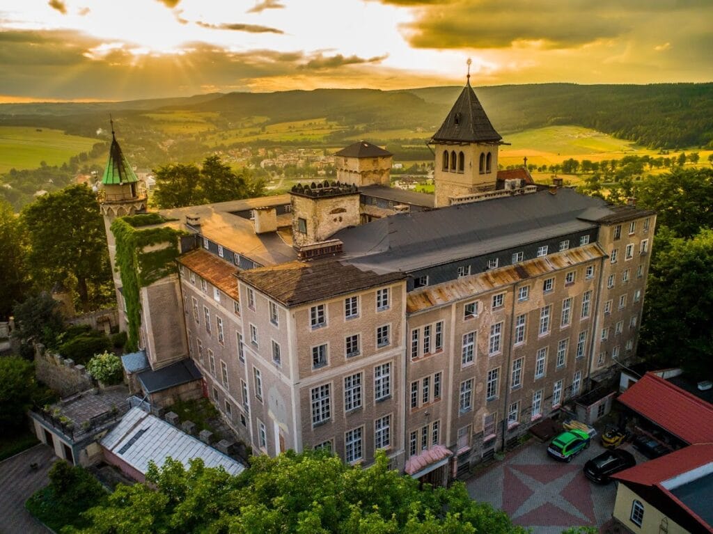 Leśna castle in Szczytna
