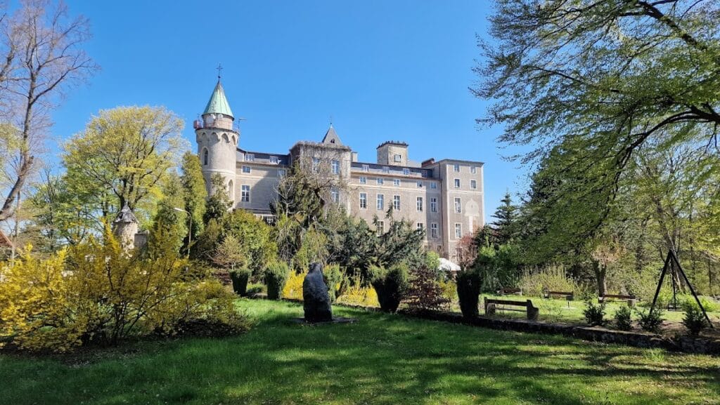 Leśna castle in Szczytna
