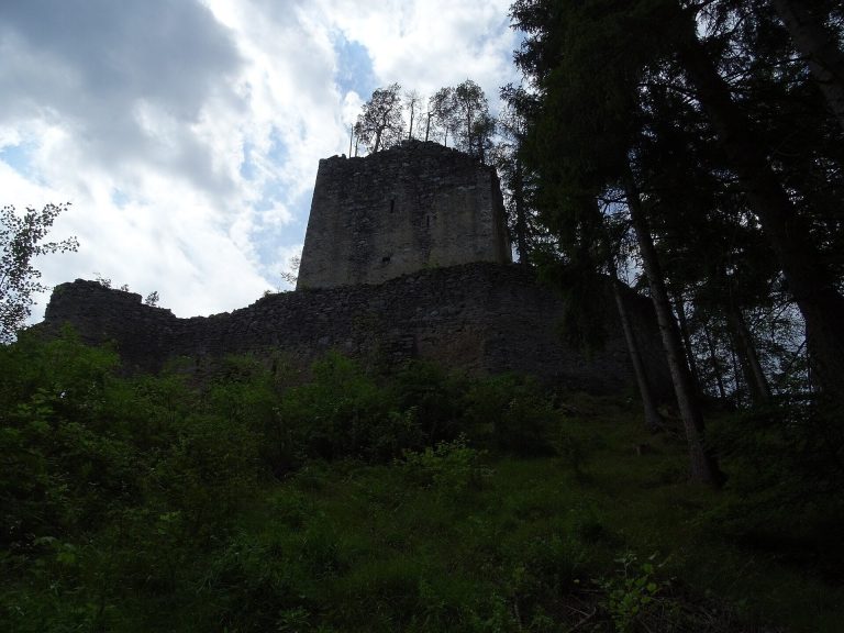 Hungerturm: Ruined Gothic Tower Castle in Austria