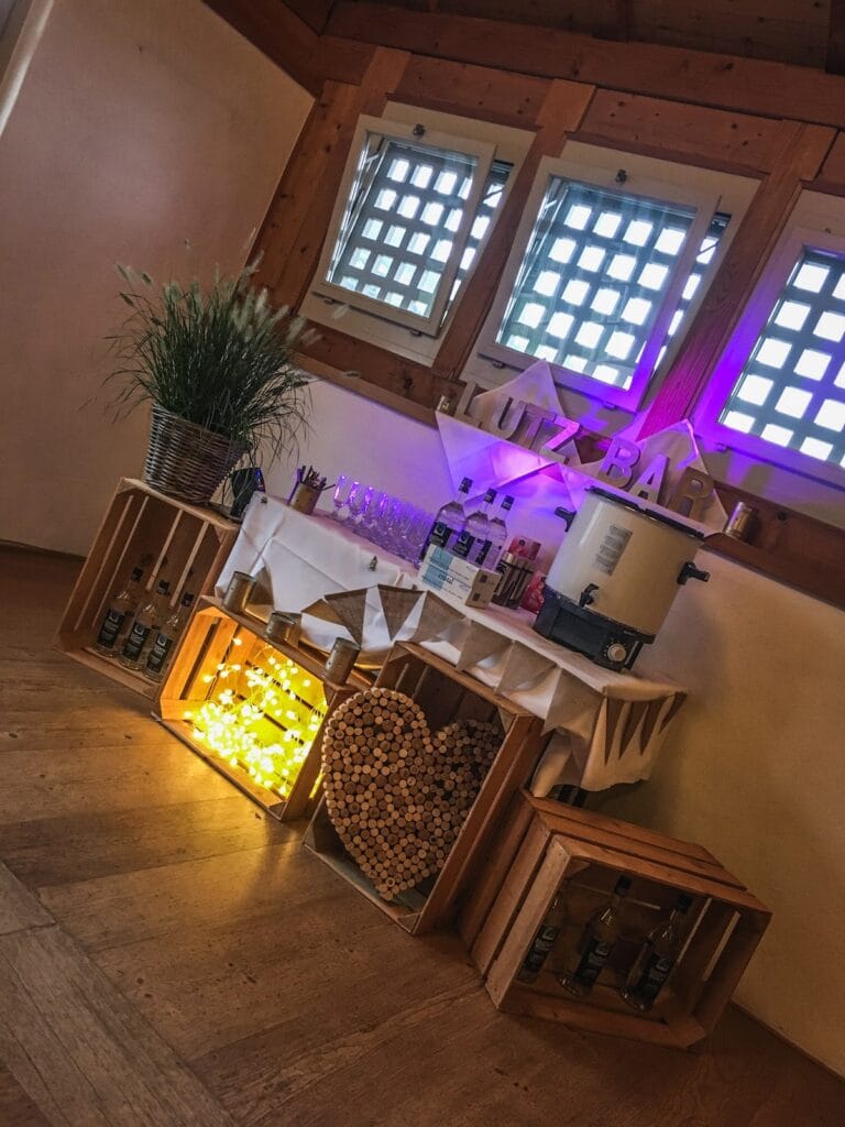 abbey governor's office with castle tower and moat