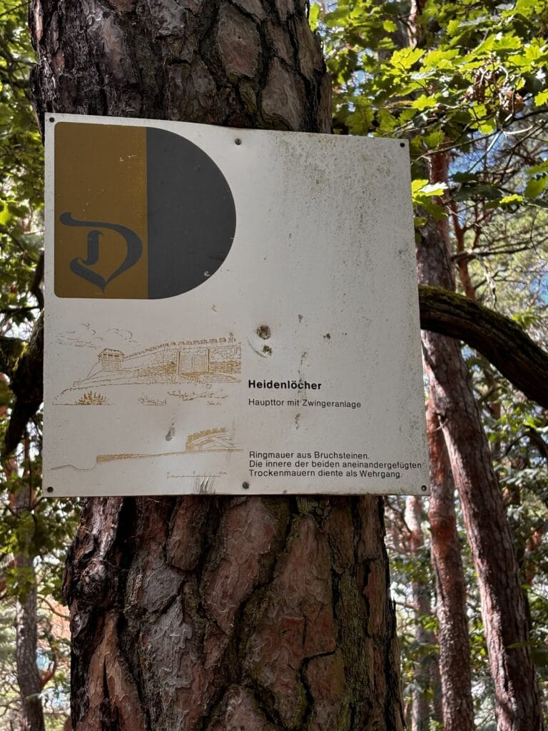Heidenlöcher: A Carolingian Hilltop Refuge Castle near Deidesheim, Germany 9 Heidenlöcher