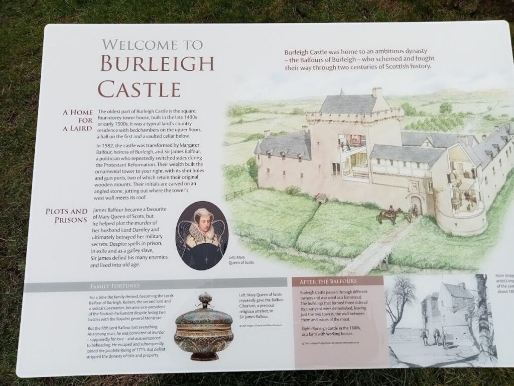 Burleigh Castle: A Scottish Tower House and Balfour Residence 3 Burleigh Castle