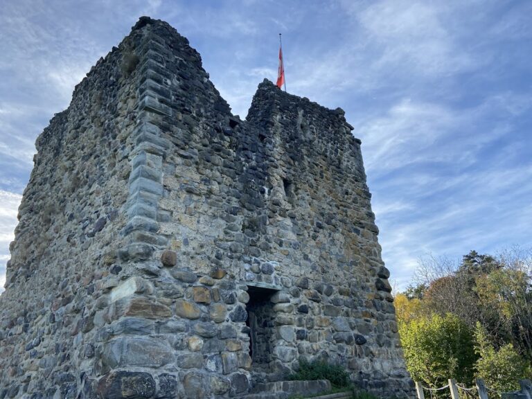 Last Castle Ruin: A Medieval Hilltop Fortress in Kradolf-Schönenberg, Switzerland