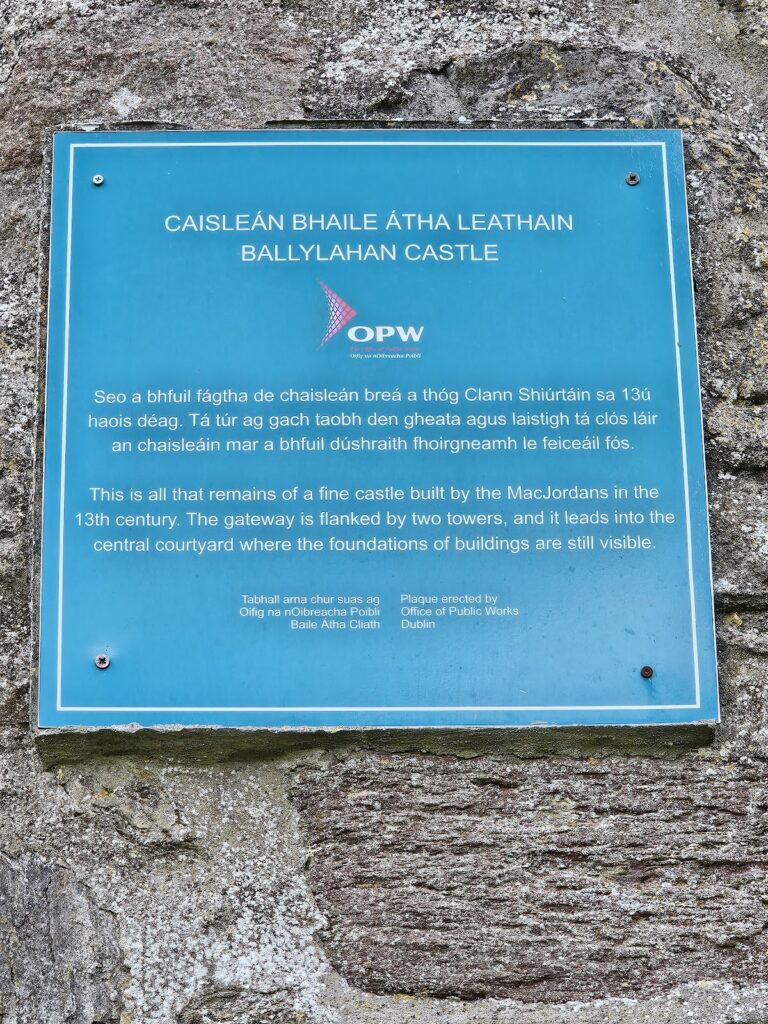 Ballylahan Castle: A Medieval Tower House in Ireland 3 Ballylahan Castle