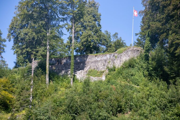 Alt-Landenberg: A Medieval Castle Ruin in Bauma, Switzerland