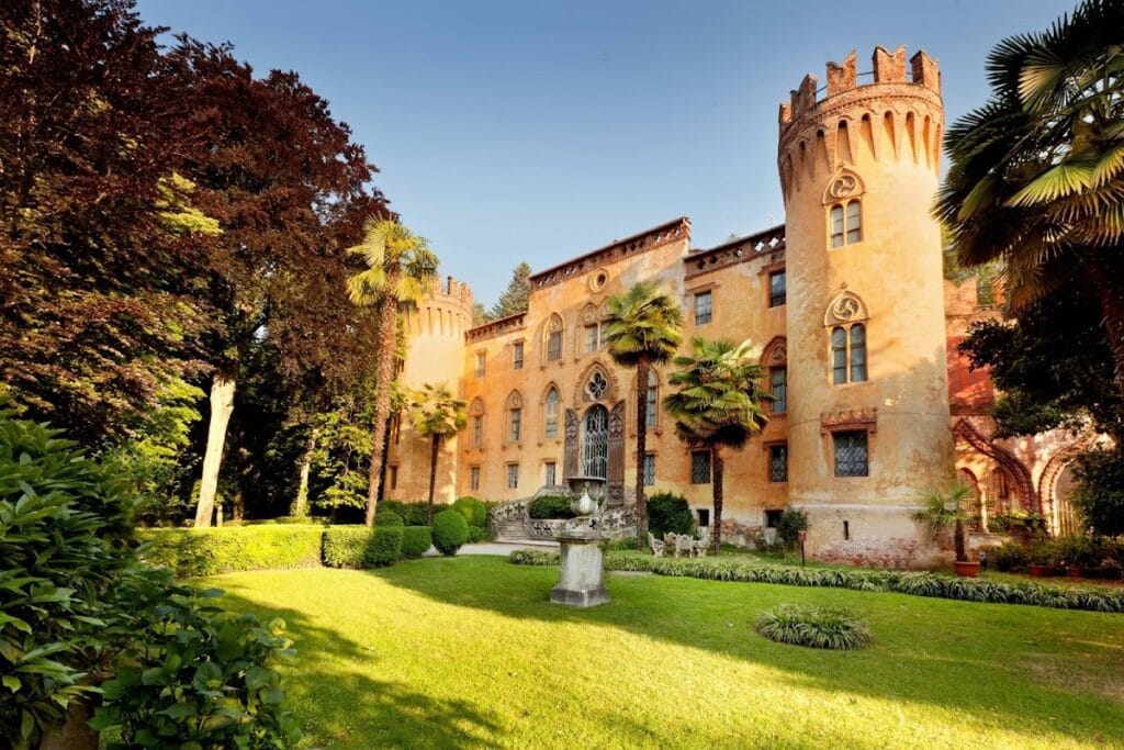 Roccolo Castle: A Neo-Gothic Residence and Park in Italy 1 Roccolo Castle