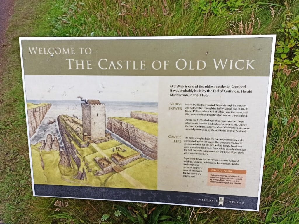 Castle of Old Wick: A Ruined Coastal Castle in Scotland 2 Castle of Old Wick