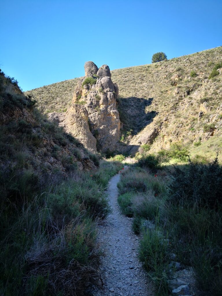 Acueducto Romano Albarracin-Gea-Cella: Roman Aqueduct in Gea de Albarracín, Spain 4 Acueducto Romano Albarracin-Gea-Cella. Tramo IV, Barranco de los Burros