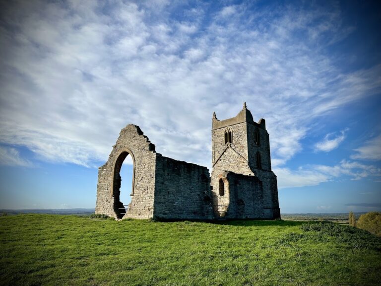 Burrow Mump: A Norman Motte and Ruined Church in England