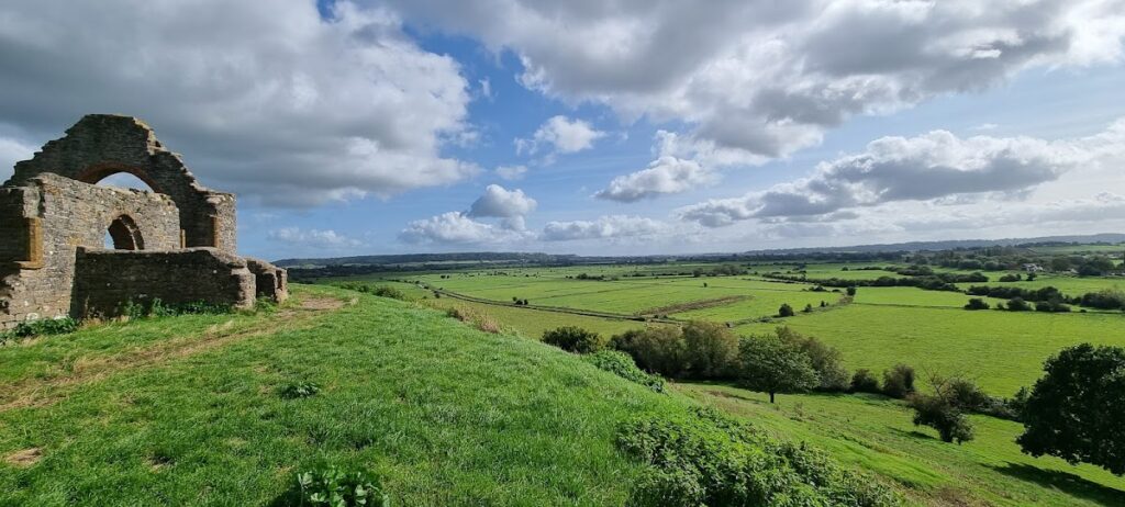 Burrow Mump: A Norman Motte and Ruined Church in England 4 Burrow Mump