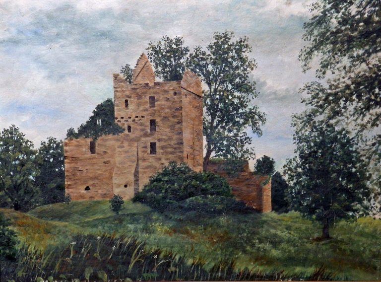 Old Tulliallan Castle: A Ruined Douglas Tower House near Kincardine