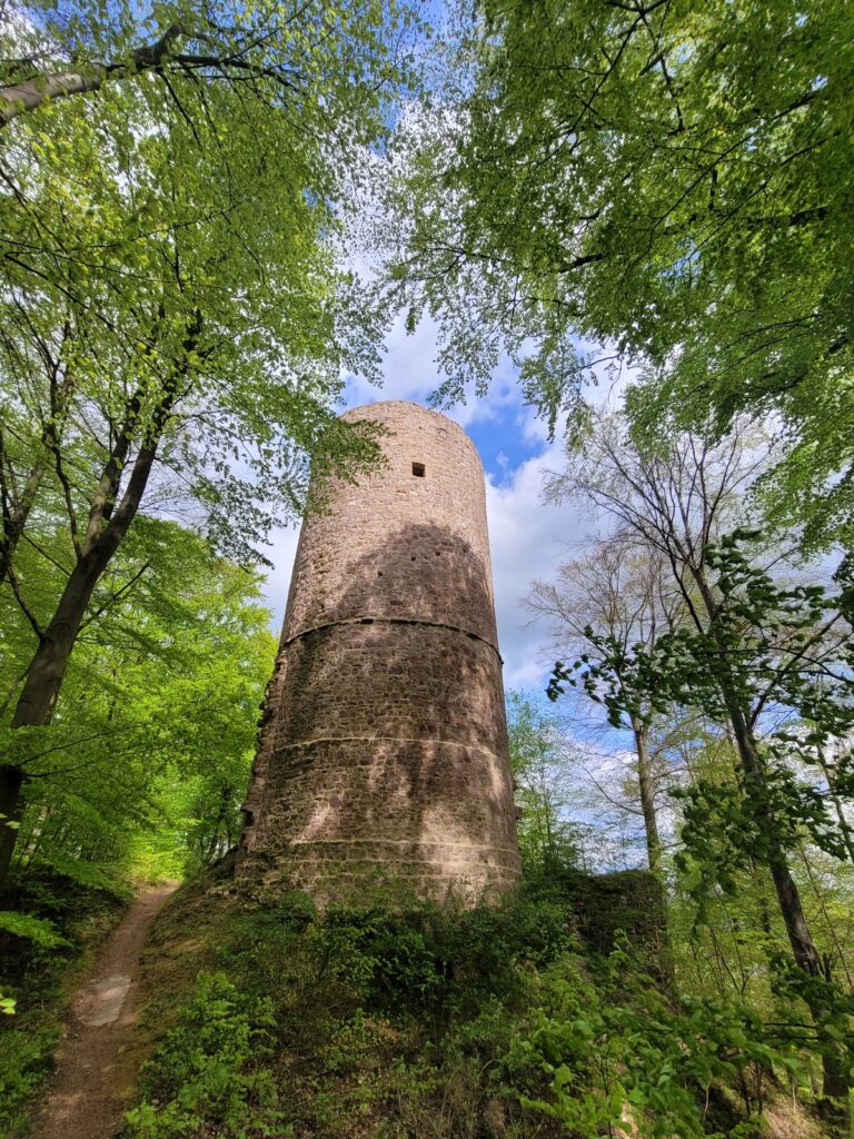 Bramburg: A Medieval Hill Castle Ruin in Germany