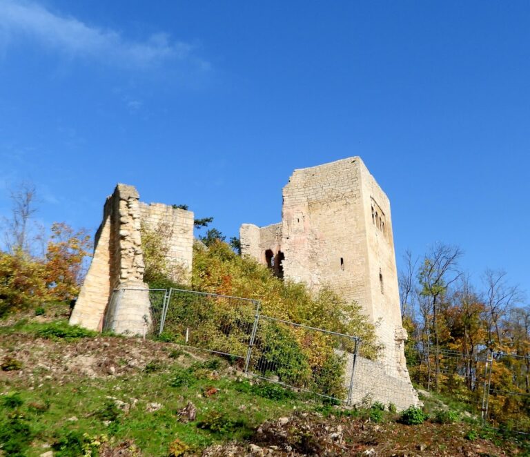 Lobdeburg: A Medieval Castle Ruin near Jena