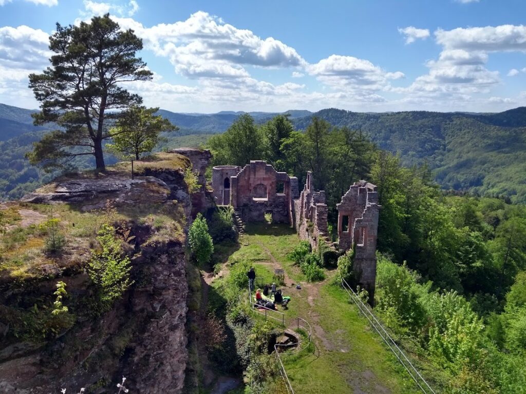 Neuscharfeneck Castle: A Medieval Hill Castle Ruin in Germany 2 Neuscharfeneck Castle