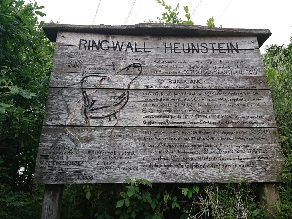 Ringwallburg Heunstein: A Celtic Hilltop Fortification in Germany 2 Ringwallburg Heunstein