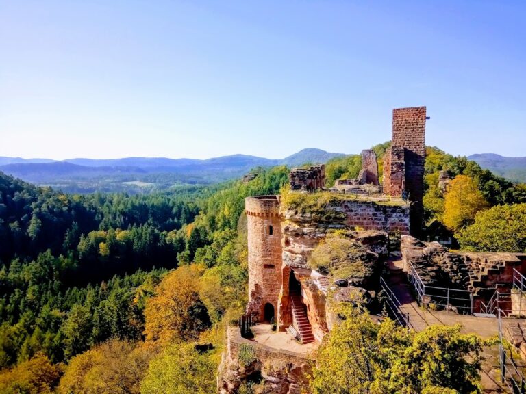 Castle Grafendahn: A Medieval Rock Castle Ruin in Germany