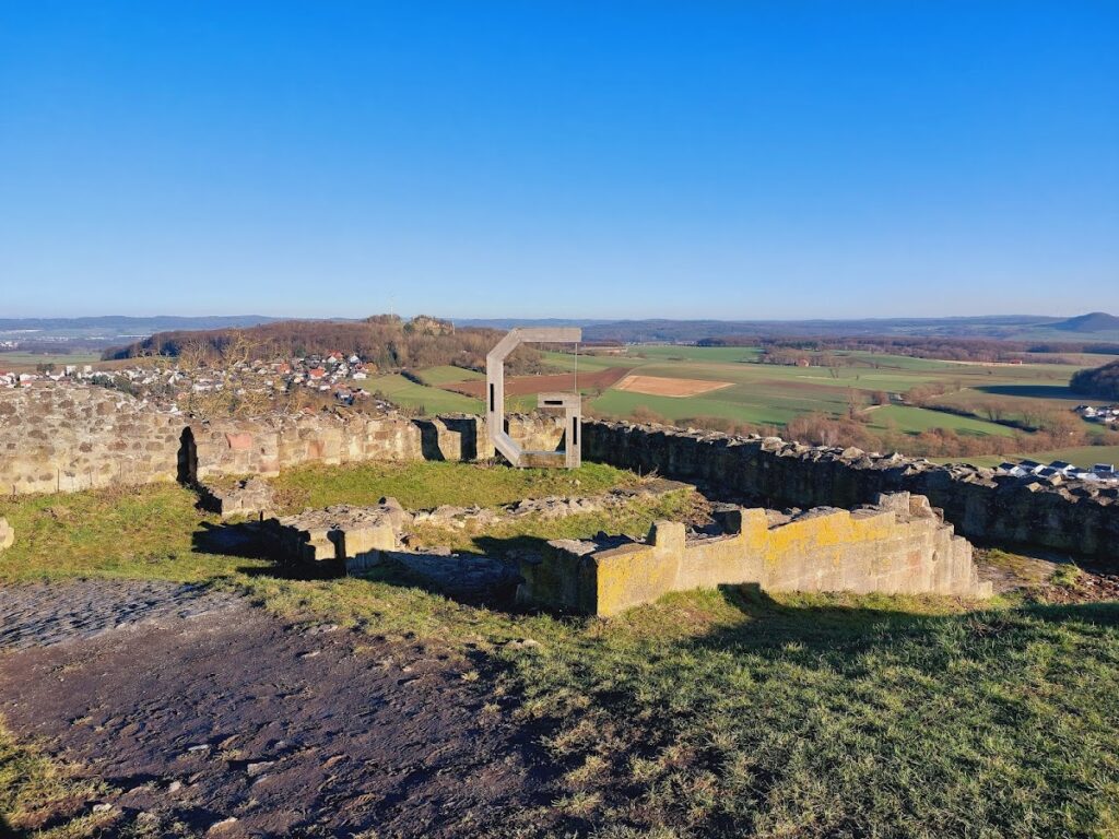 Obernburg: A Medieval Hilltop Castle Ruin in Gudensberg, Germany 2 Obernburg