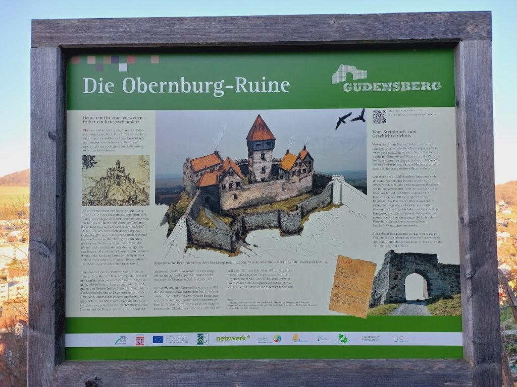 Obernburg: A Medieval Hilltop Castle Ruin in Gudensberg, Germany 3 Obernburg