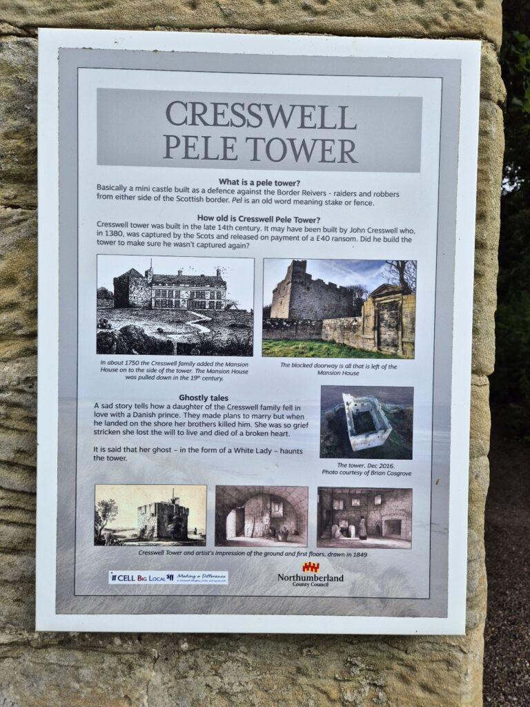Cresswell Castle: A Medieval Pele Tower in Northumberland 2 Cresswell Castle