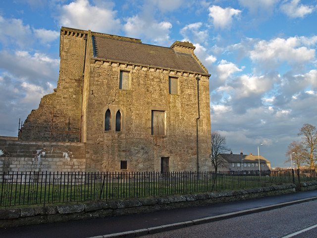 Johnstone Castle: A Former Mansion and Surviving Tower in Scotland