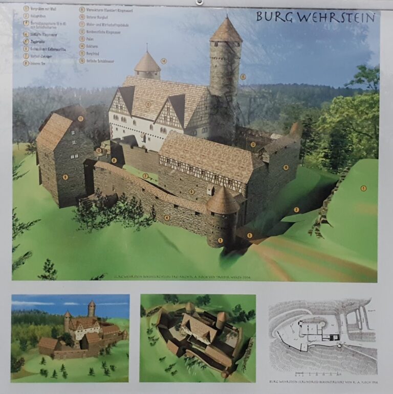 Wehrstein Castle: A medieval hill castle and manor near Fischingen, Sulz am Neckar, Germany