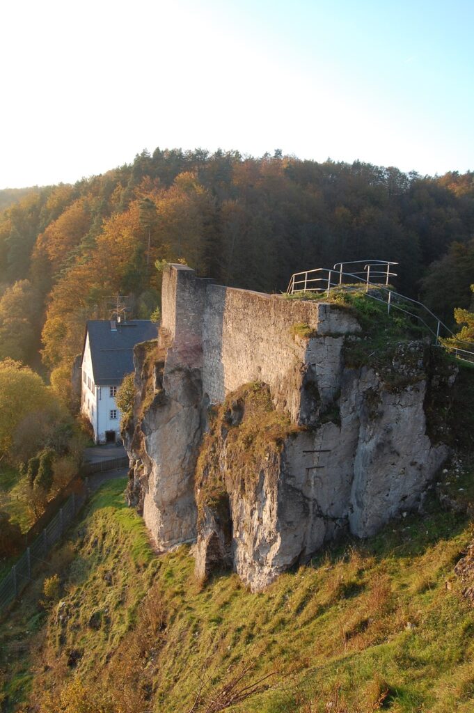 Wolfsberg Castle Ruins: A Medieval Hill Castle in Germany 2 Burgruine Wolfsberg