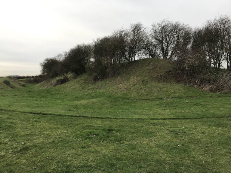 Laxton Castle: A Norman Motte-and-Bailey Stronghold in England