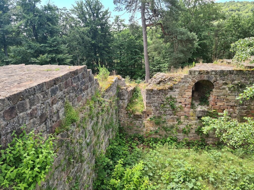 Schlössel: An Archaeological Castle Ruin near Klingenmünster, Germany 2 Schlössel